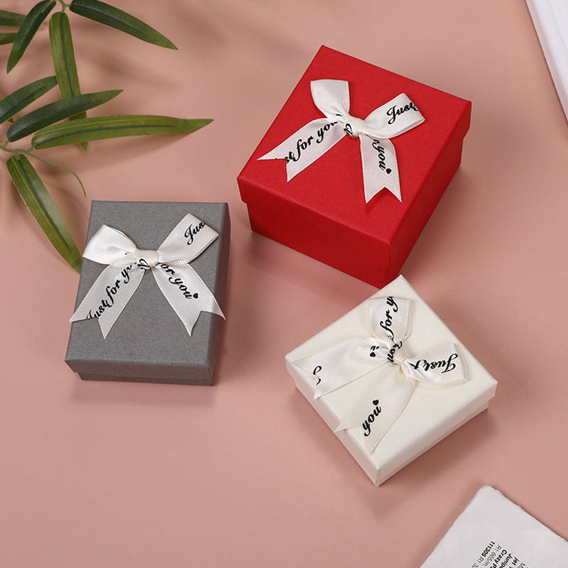 Boîte-cadeau de bijoux de montre carrée personnalisée 