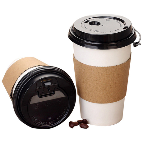 3-32 oz tasse jetable à un mur unique