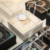 Paper personnalisé Package cadeau de haute qualité Boîte de tube en argent en argent conception d'estampage à chaud emballage luxueux pour chocolat