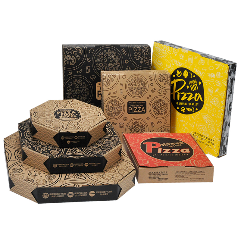 Boîte à pizza ondulée de 6-14 pouces