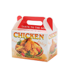 Boîte de papier de poulet frit français