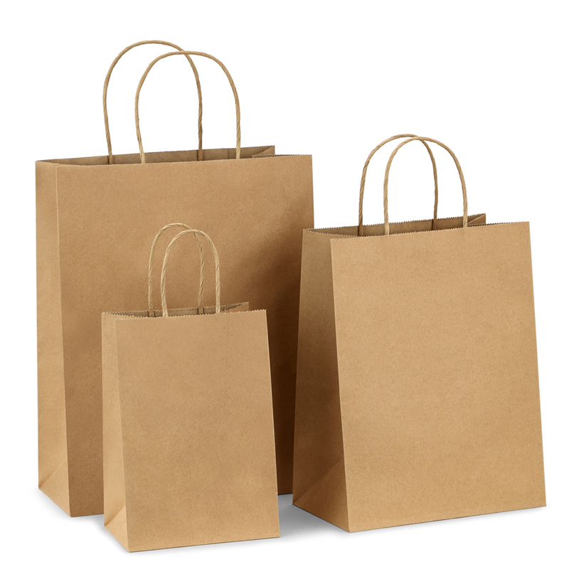 Sac d'achat de bouchons de bouffées de stockage recyclé de logo personnalisé en gros