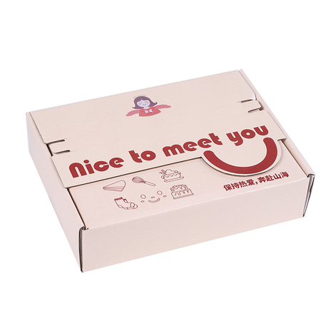 Emballage pliable recyclable Mailer Kraft Cardboard pliant pack d'expédition package en papier Carton
