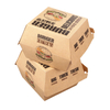 Eco Friendly Comptable BioDedable Kraft Paper Emballing Fast Food Burger Box
