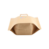 Personnaliser le fichier e-mail Express livraison de la livraison écologique en papier kraft jaune sac de diffusion de diffusion deux façons de deux façons