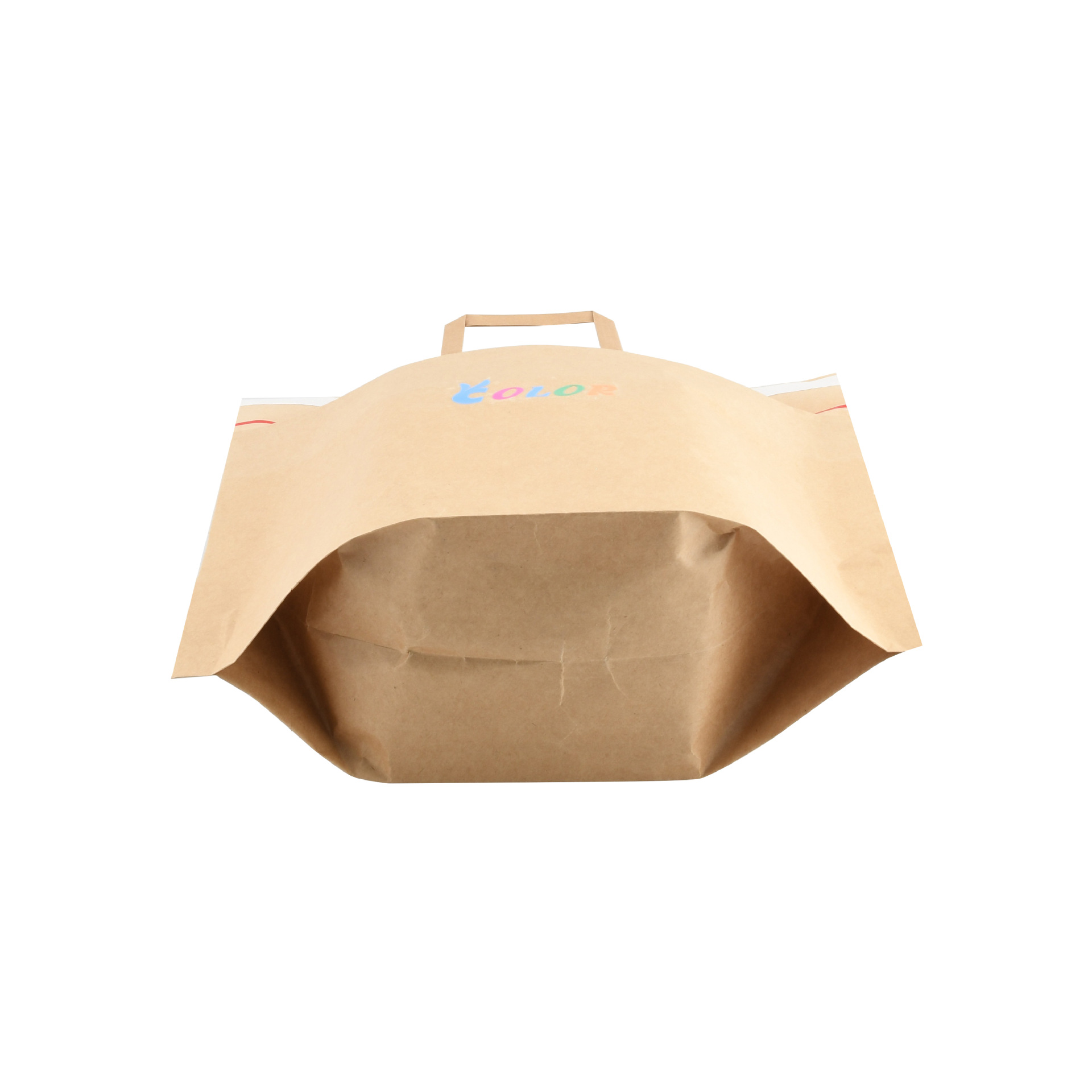 Personnaliser le fichier e-mail Express livraison de la livraison écologique en papier kraft jaune sac de diffusion de diffusion deux façons de deux façons