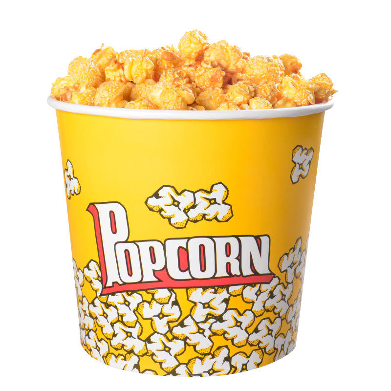 Porceau en papier Popcorn Cups avec couvercle