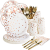 Assiettes en papier de bol de fête de 7 pouces