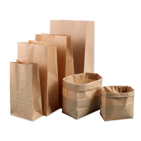 Sac en papier à emporter de restauration rapide