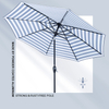 Stripe de parapluie de patio Flora Tilt Auto Tilt