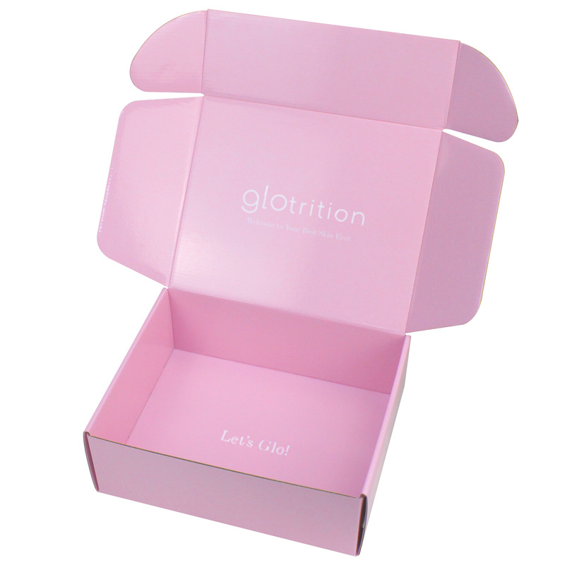 Logo USTOM LOGO PLATable Cardon ondulé en papier kraft en papier bijoux Perfume Food