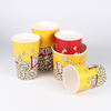 Porceau en papier Popcorn Cups avec couvercle