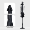 9ft Auto Tilt Flora Patio Umbrella