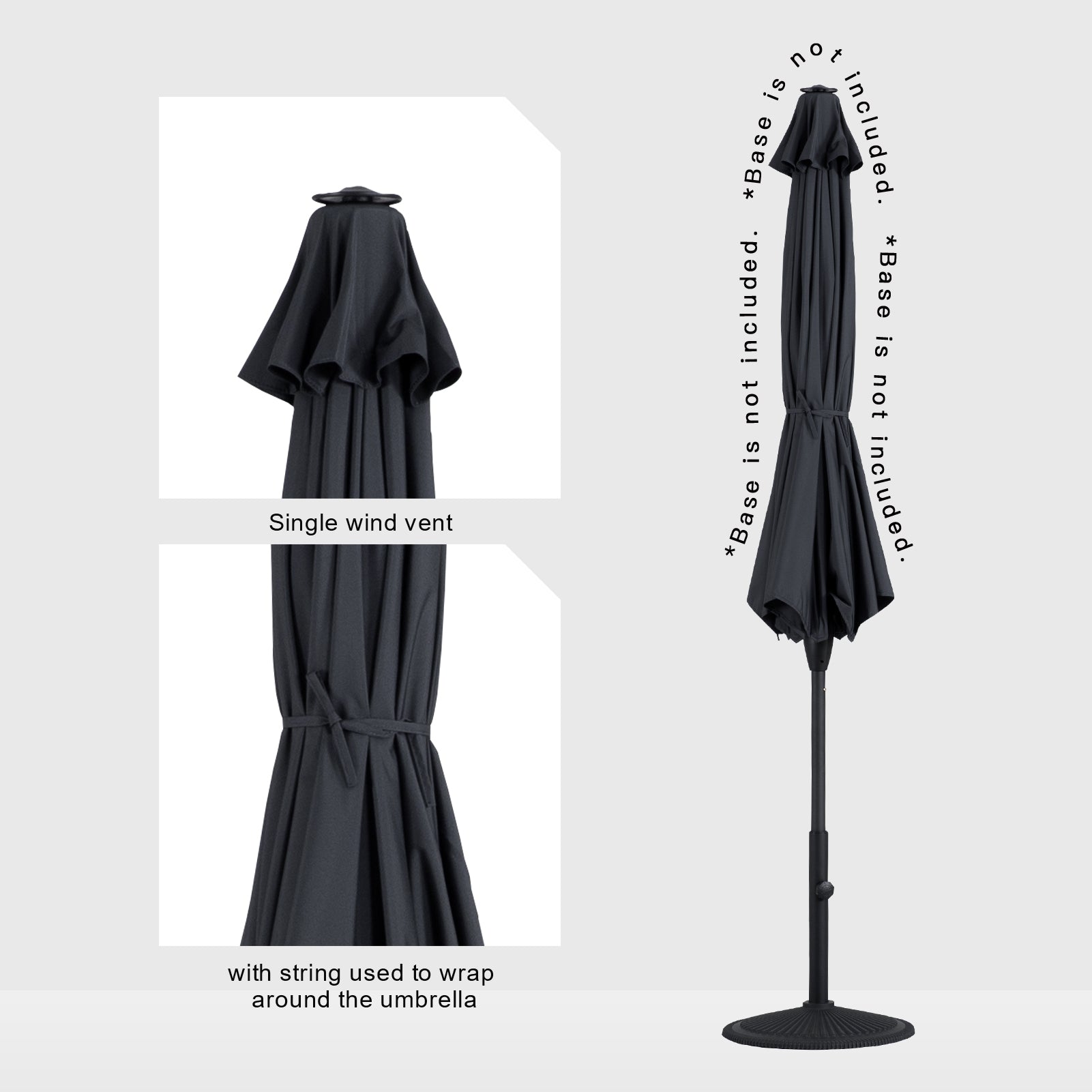 9ft Auto Tilt Flora Patio Umbrella