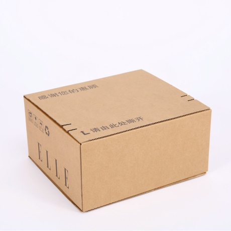 Logo personnalisé pliable carton ondulé plat en papier kraft vêtements bijoux de bijoux de bijoux emballage alimentaire / expédition / emballage / mailer / package Boîte de carton cadeau de Noël