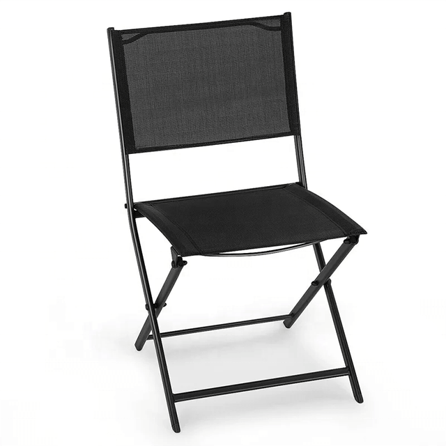 Table carrée pliante de chaise carrée et chaise extérieure